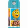 Thermos FUNtainer Vacuum Insulated Stainless Steel Straw Water Bottle 12oz - Emoji Movie