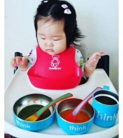 ThinkBaby The Complete BPA Free Feeding Set - Light Blue -Little Unicorn Store thinkbaby the complete bpa free feeding set light blue 134