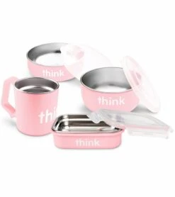 ThinkBaby The Complete BPA Free Feeding Set - Pink