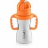 Thinkbaby Thinkster Of Steel 9 Oz Straw Cup - Orange -Little Unicorn Store thinkbaby thinkster of steel 9 oz straw cup orange 82