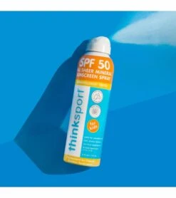 ThinkSport Kids All Sheer Mineral Sunscreen Spray SPF 50, 6oz -Little Unicorn Store thinksport kids all sheer mineral sunscreen spray spf 50 6oz 102