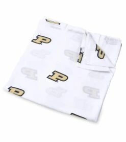 Three Little Anchors College Swaddle Blanket - Purdue Boilermakers