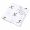 Three Little Anchors College Swaddle Blanket - Virginia Cavaliers -Little Unicorn Store three little anchors college swaddle blanket virginia cavaliers 7
