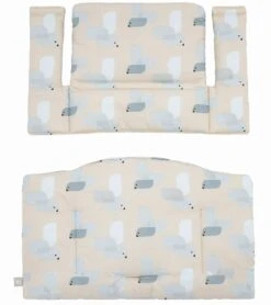 Stokke Tripp Trapp Complete High Chair Bundle - Hazy Grey / Birds Blue -Little Unicorn Store tripp trapp complete high chair bundle hazy grey birds blue 131