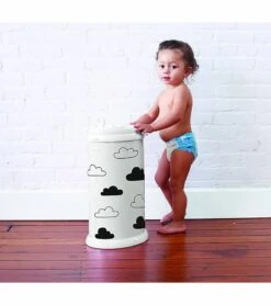 Ubbi® Ubbi Diaper Pail - White Clouds -Little Unicorn Store ubbi diaper pail white clouds 135