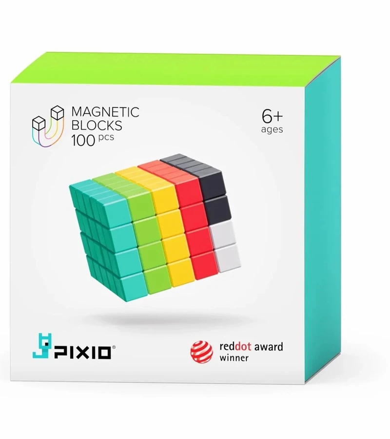 Ukidz PIXIO-100 Magnetic Blocks In 6 Colors 3 Ukidz PIXIO-100 Magnetic Blocks In 6 Colors