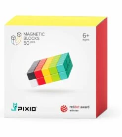 Ukidz PIXIO-50 Magnetic Blocks In 6 Colors