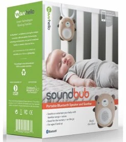 WavHello Soundbub Bluetooth Speaker & Baby Soother - Bear -Little Unicorn Store wavhello soundbub bluetooth speaker baby soother bear 43