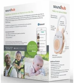 WavHello Soundbub Bluetooth Speaker & Baby Soother - Bunny -Little Unicorn Store wavhello soundbub bluetooth speaker baby soother bunny 47