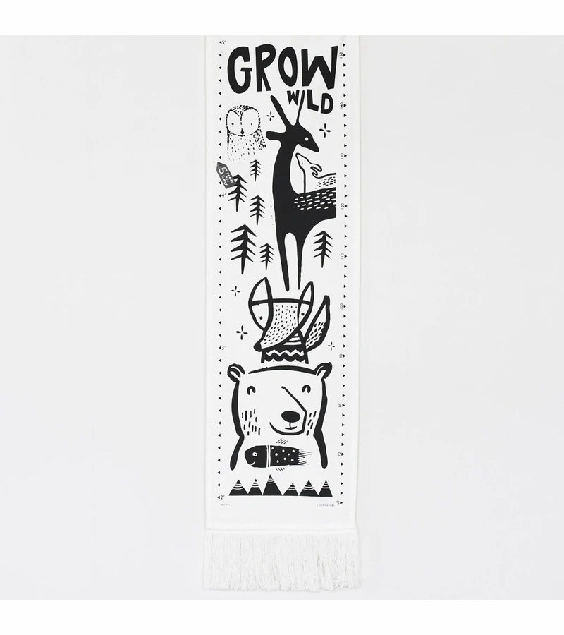 Wee Gallery Canvas Growth Chart - Woodland 4 Wee Gallery Canvas Growth Chart - Woodland - Image 2