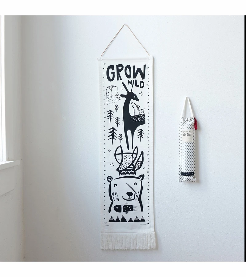 Wee Gallery Canvas Growth Chart - Woodland 5 Wee Gallery Canvas Growth Chart - Woodland - Image 3
