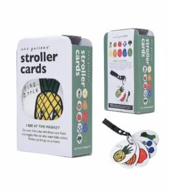 Wee Gallery Stroller Cards - I See At The Market -Little Unicorn Store wee gallery stroller cards i see at the market 125