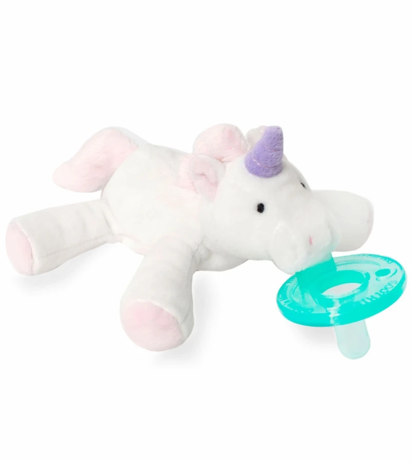 Wubbanub Blush Pink Unicorn Pacifier 3 Wubbanub Blush Pink Unicorn Pacifier