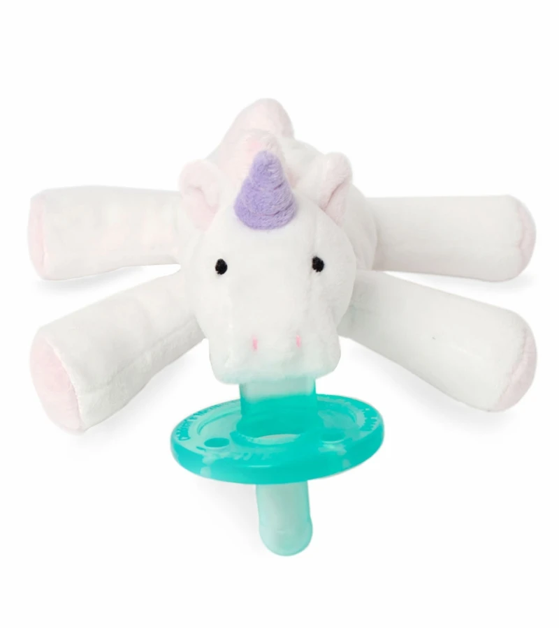 Wubbanub Blush Pink Unicorn Pacifier 4 Wubbanub Blush Pink Unicorn Pacifier - Image 2