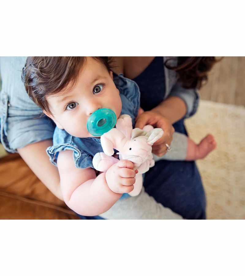 Wubbanub Pink Elephant Pacifier 6 Wubbanub Pink Elephant Pacifier - Image 4