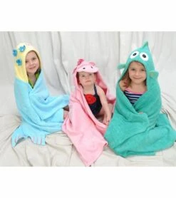 Yikes Twins Hooded Towel - Mermaid -Little Unicorn Store yikes twins hooded towel mermaid 142