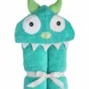 Yikes Twins Hooded Towel - Monster Turquoise 1 Yikes Twins Hooded Towel - Monster Turquoise -Little Unicorn Store yikes twins hooded towel monster turquoise 113