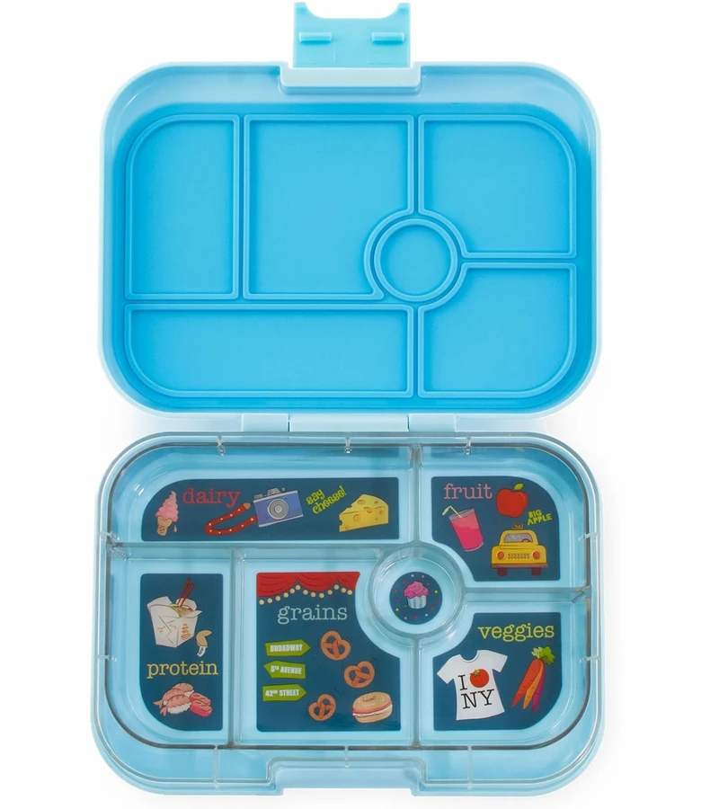 Yumbox Leakproof Bento Lunchbox, Original - Liberty Blue 3 Yumbox Leakproof Bento Lunchbox, Original - Liberty Blue