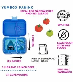 Yumbox Leakproof Bento Lunchbox, Panino - Power Pink Panda -Little Unicorn Store yumbox leakproof bento lunchbox panino power pink panda 138