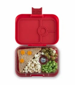 Yumbox Leakproof Bento Lunchbox, Panino - Wow Red / Shark Tray -Little Unicorn Store yumbox leakproof bento lunchbox panino wow red shark tray 131