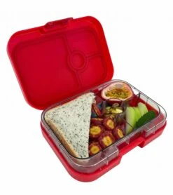 Yumbox Leakproof Bento Lunchbox, Panino - Wow Red / Shark Tray -Little Unicorn Store yumbox leakproof bento lunchbox panino wow red shark tray 132