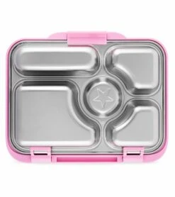 Yumbox Leakproof Bento Lunchbox, Presto Stainless Steel - Rose Pink -Little Unicorn Store yumbox leakproof bento lunchbox presto stainless steel rose pink 10