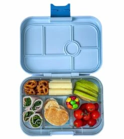 Yumbox Original Leakproof Bento Lunchbox, 6 Compartment - Hazy Gray / Paris Tray -Little Unicorn Store yumbox original leakproof bento lunchbox 6 compartment hazy gray paris tray 11