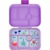 Yumbox Original Leakproof Bento Lunchbox, 6 Compartment - Lulu Purple / Paris Tray -Little Unicorn Store yumbox original leakproof bento lunchbox 6 compartment lulu purple paris tray 7