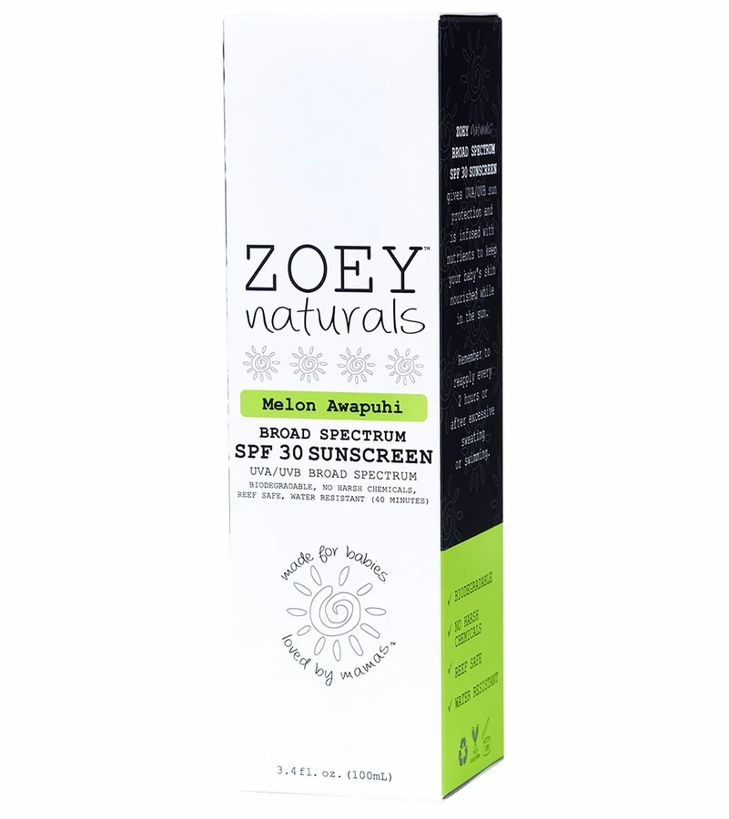 Zoey Naturals SPF 30 Sunscreen - Melon Awapuhi 5 Zoey Naturals SPF 30 Sunscreen - Melon Awapuhi - Image 3