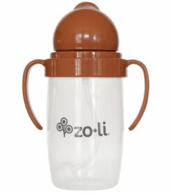 Zoli Bot 2.0 Weighted Straw Sippy Cup, 10oz - Copper Dust