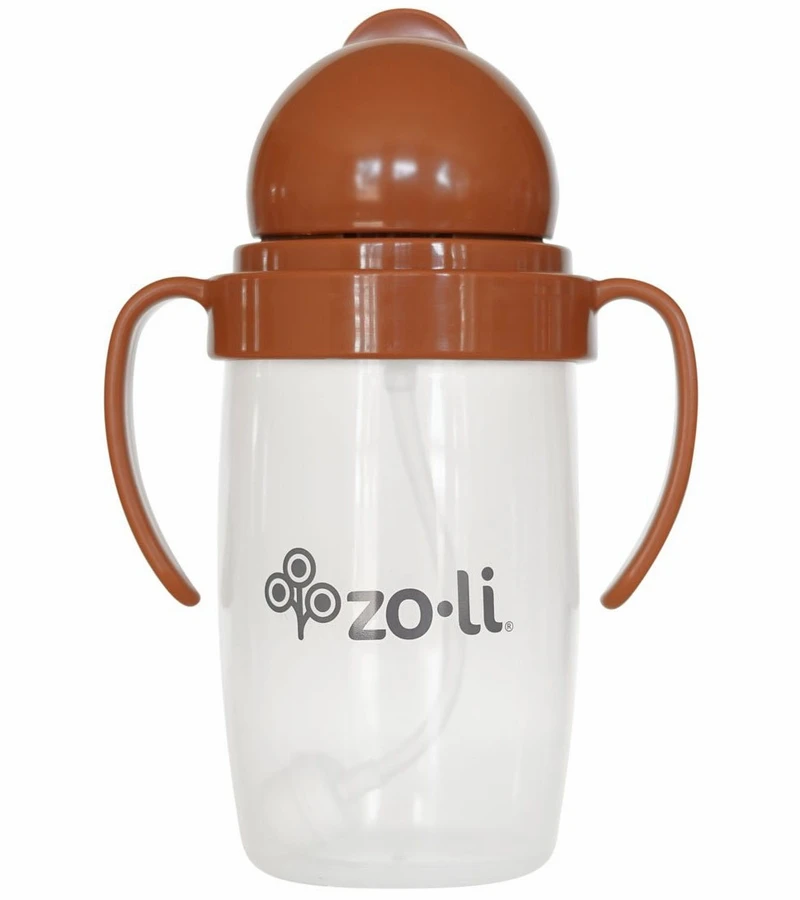 Zoli Bot 2.0 Weighted Straw Sippy Cup, 10oz - Copper Dust 3 Zoli Bot 2.0 Weighted Straw Sippy Cup, 10oz - Copper Dust