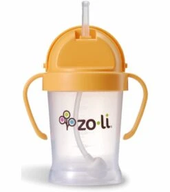 ZoLi BOT 6 Oz Straw Sippy Cup - Orange