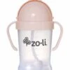 Zoli Bot Weighted Straw Sippy Cup, 6oz - Blush -Little Unicorn Store zoli bot weighted straw sippy cup 6oz blush 62