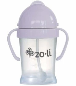 Zoli Bot Weighted Straw Sippy Cup, 6oz - Lilac