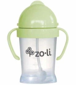 Zoli Bot Weighted Straw Sippy Cup, 6oz - Sage Green