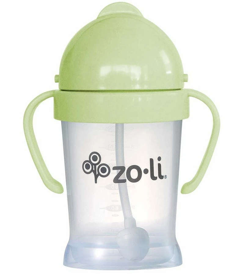 Zoli Bot Weighted Straw Sippy Cup, 6oz - Sage Green 3 Zoli Bot Weighted Straw Sippy Cup, 6oz - Sage Green
