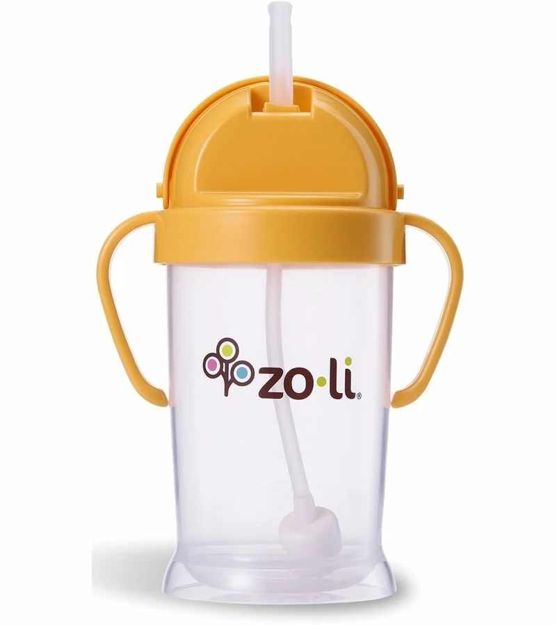ZoLi BOT XL 9 Oz. Straw Sippy Cup - Orange 3 ZoLi BOT XL 9 Oz. Straw Sippy Cup - Orange