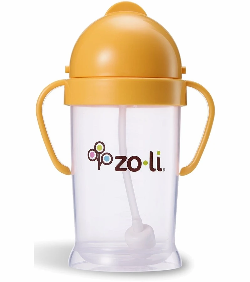 ZoLi BOT XL 9 Oz. Straw Sippy Cup - Orange 4 ZoLi BOT XL 9 Oz. Straw Sippy Cup - Orange - Image 2