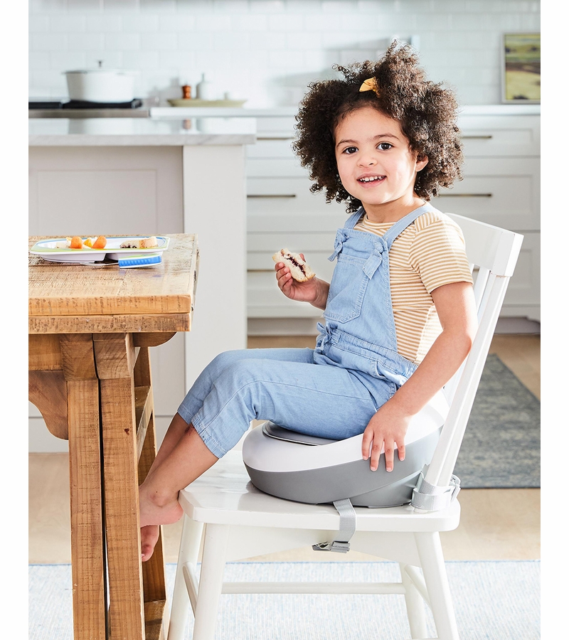 Little Unicorn Store -Little Unicorn Store skip hop sleek seat booster grey white 9